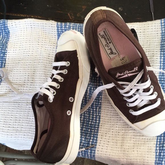 Converse Shoes - Converse Jack Purcell brown sneakers